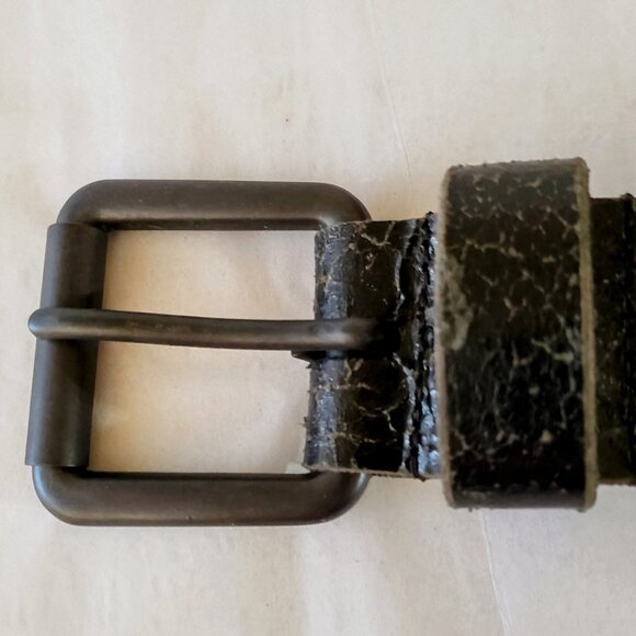 Tulliani Distressed Leather Belt 32W - Picture 5 of 5